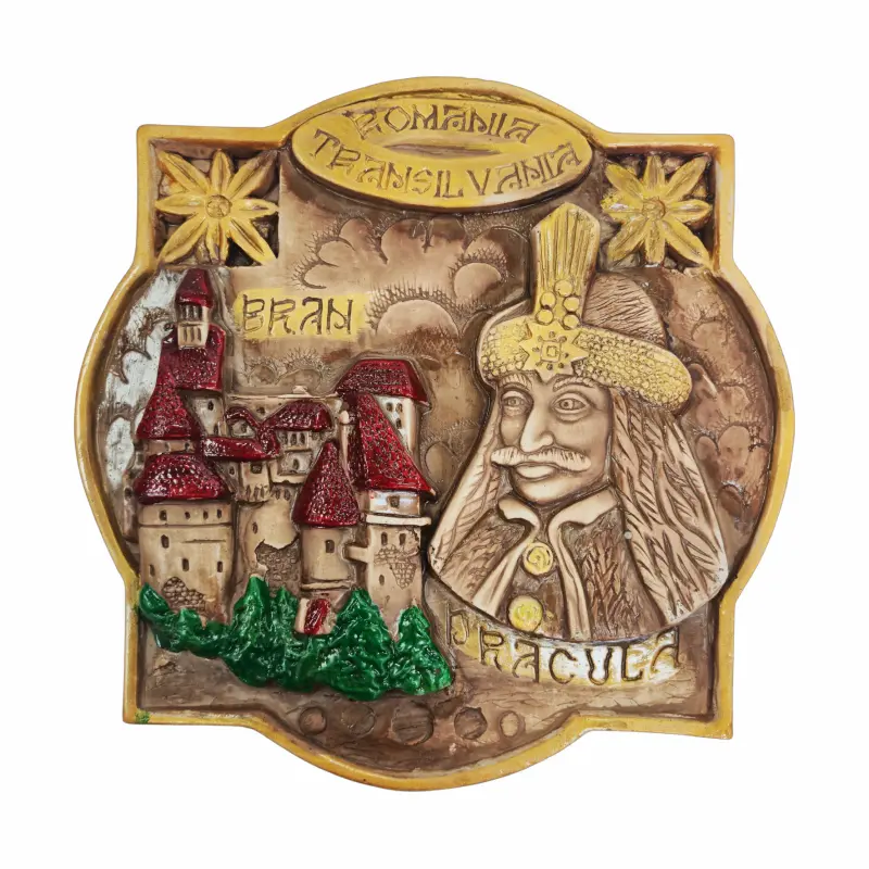 Placheta ipsos romania, suvenir gift shop, 16x24x2.5 cm, model es9669 c